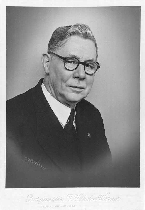 Portræt. Borgmester I. Vilhelm Werner